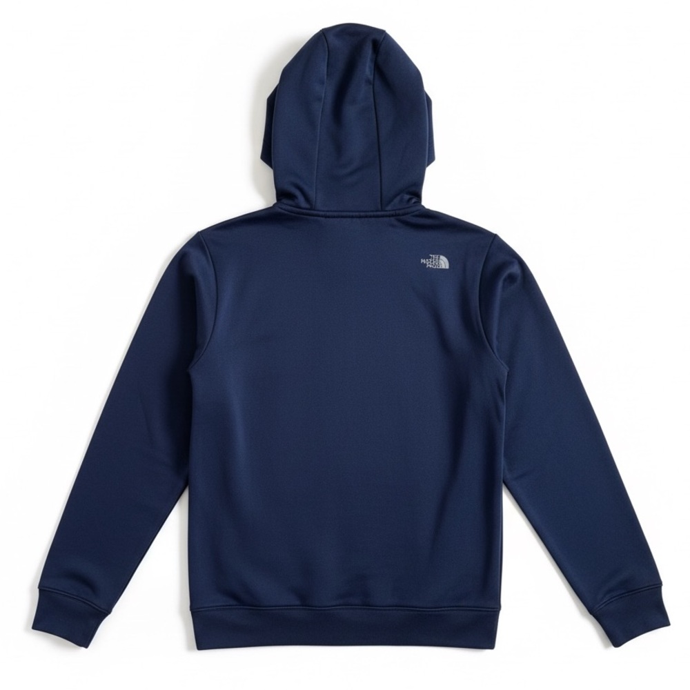 The North Face Logo Full Zip Hoodie Athletic Tech Fleece Outdoor Casual Navy S - Picture 3 of 8